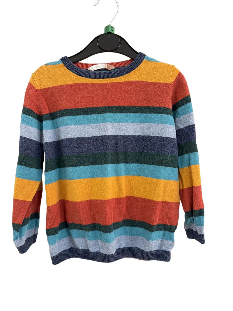 Preloved John Lewis - Multicolour Striped Knit Jumper (5y)