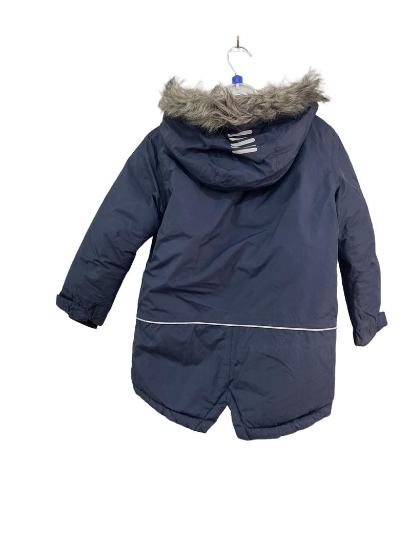 Preloved John Lewis - Navy Fleece Lined Parka (6-7y)