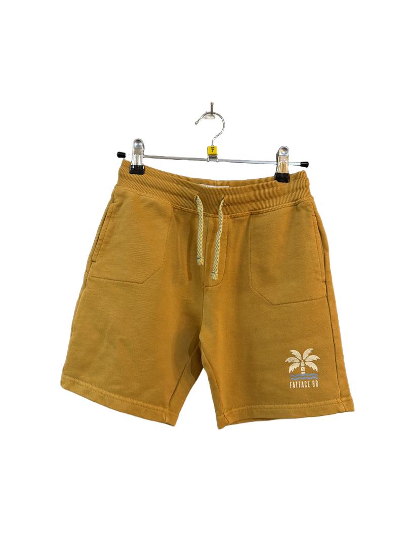 Preloved Fatface - Mustard Yellow Jersey Shorts (7-8y)