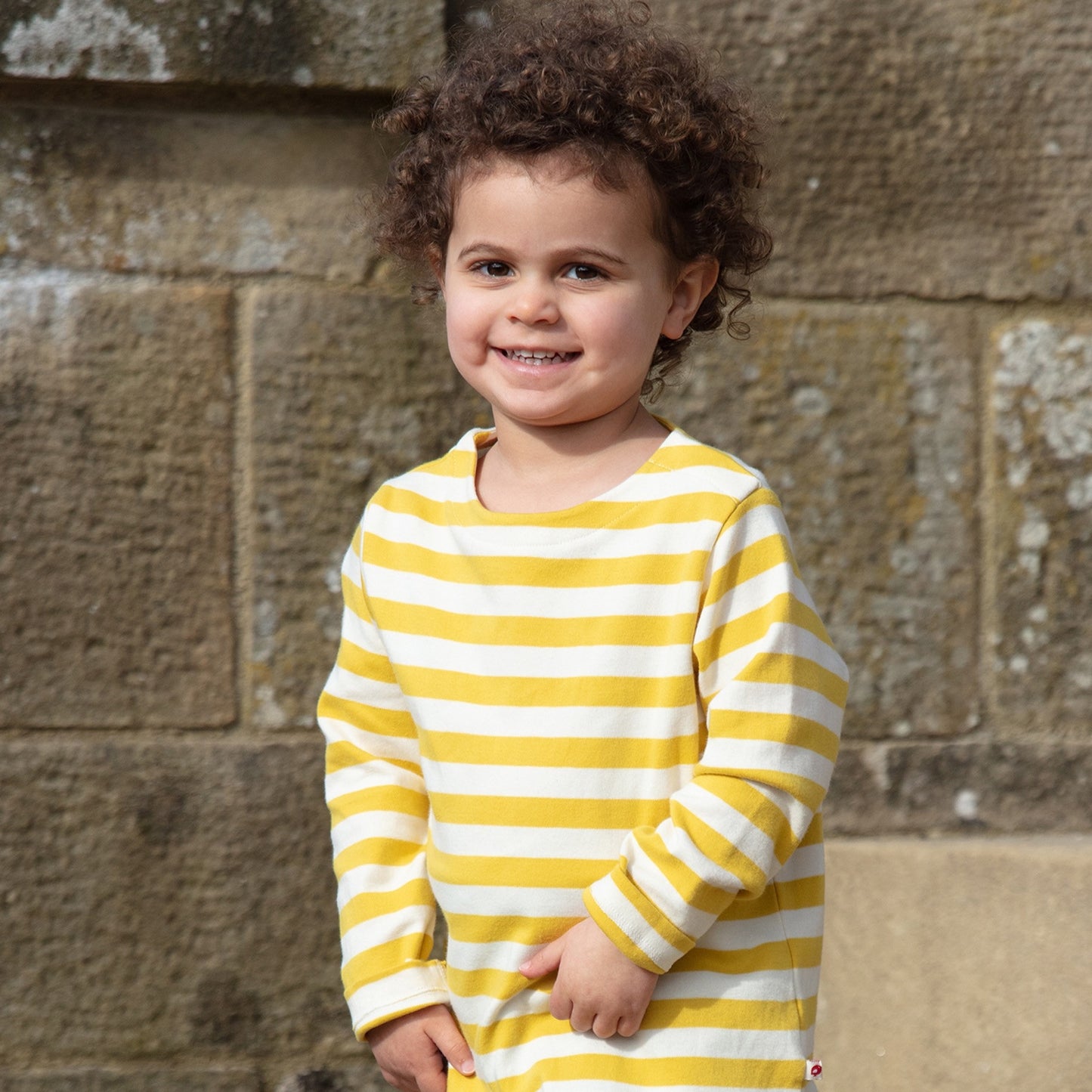 Piccalilly Mustard Stripe Top