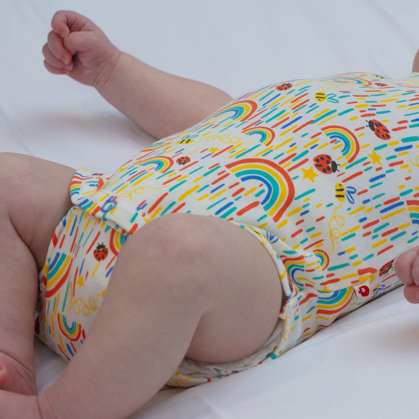 Piccalilly 2 Pack Short Sleeve Baby Bodysuit - Sun Shower