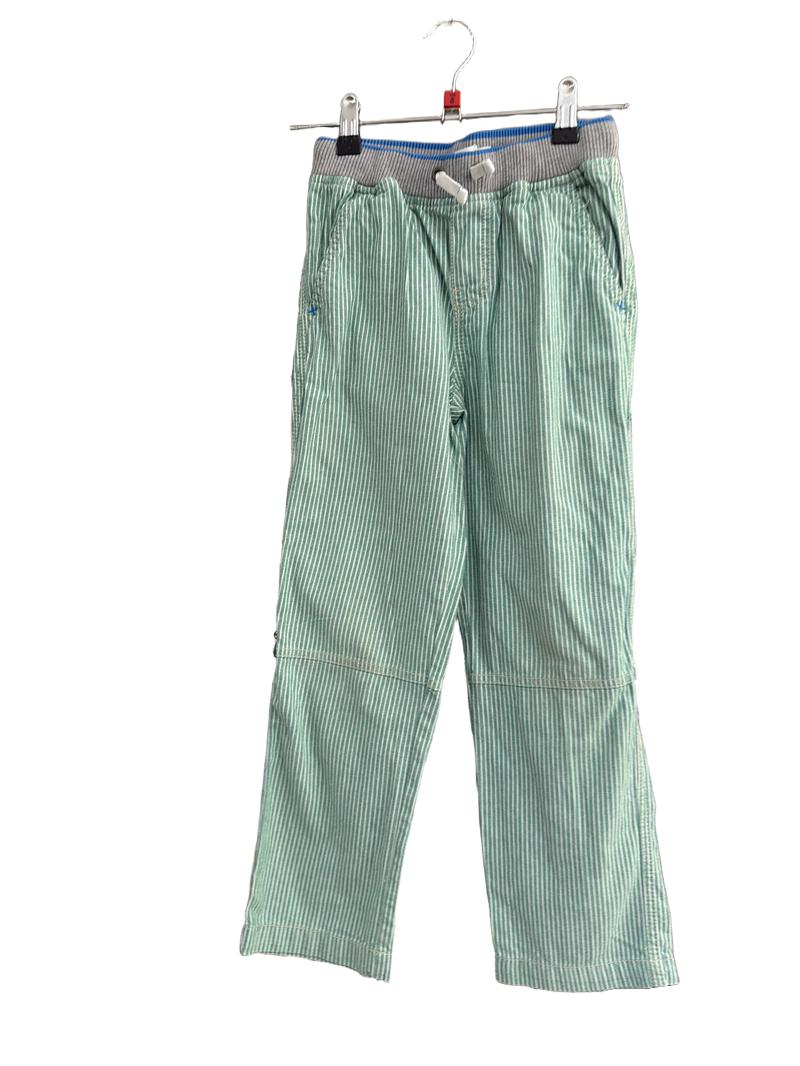 Preloved Mini Boden - Green And White Striped Trousers (7-8y)