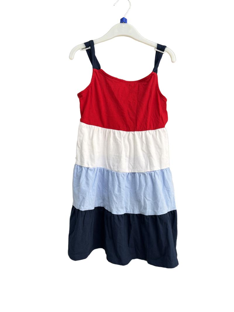 Preloved Way To Celebrate! - Red White Blue Strappy Sundress (6-7y)