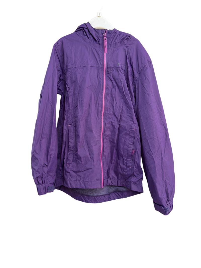 Preloved Mountain Warehouse - Purple Waterproof Rain Shell Jacket (9-10y)