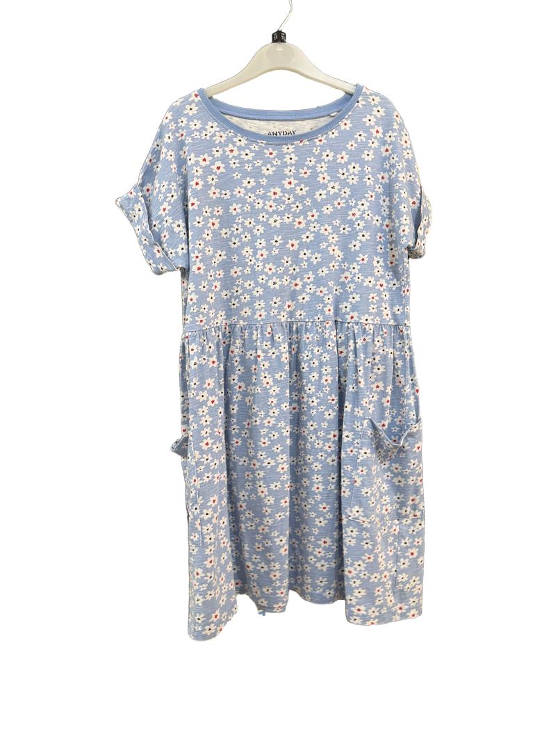 Preloved John Lewis - Blue Floral Print Dress (11-12y)