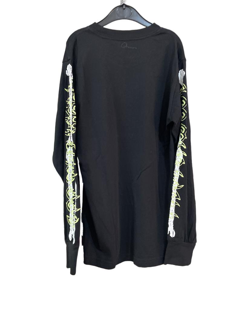 Preloved Vans - Black Skeleton Long-sleeved T Shirt, X Small (12-13y)