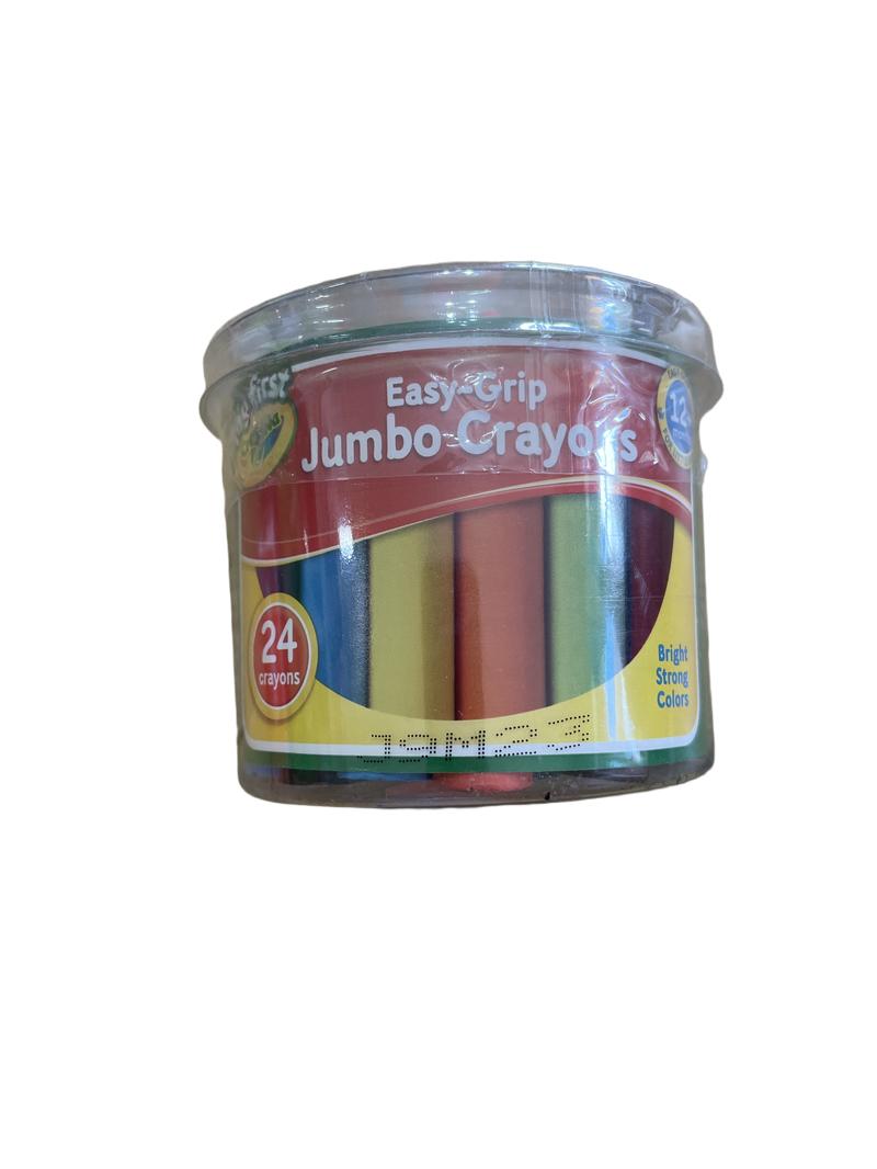 Preloved Toys - Easy Grip Jumbo Crayons. - Crayola