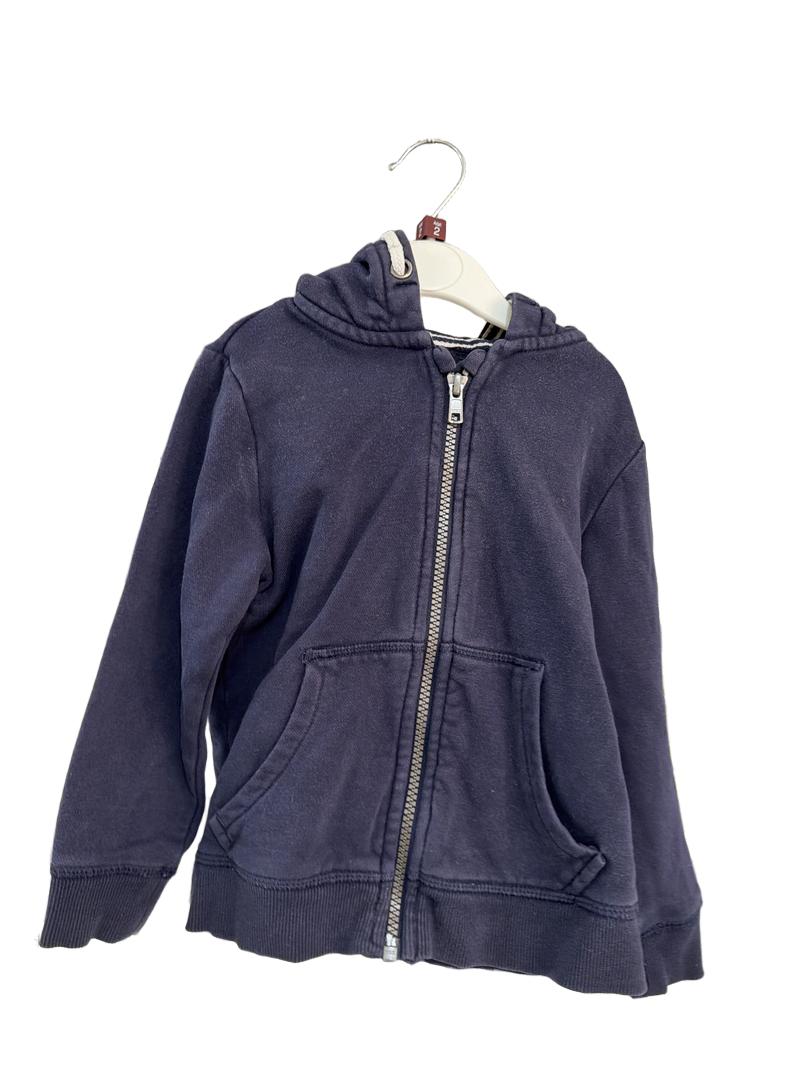Preloved Marks & Spencer - Navy Zip Hoodie (2-3y)