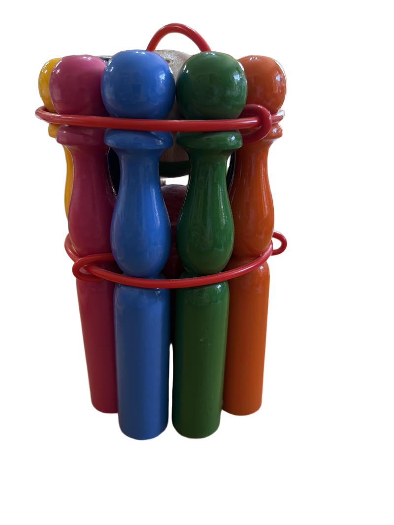 Preloved Toys - Wooden Skittles Bowling Set - SARL Seurre Et Fils