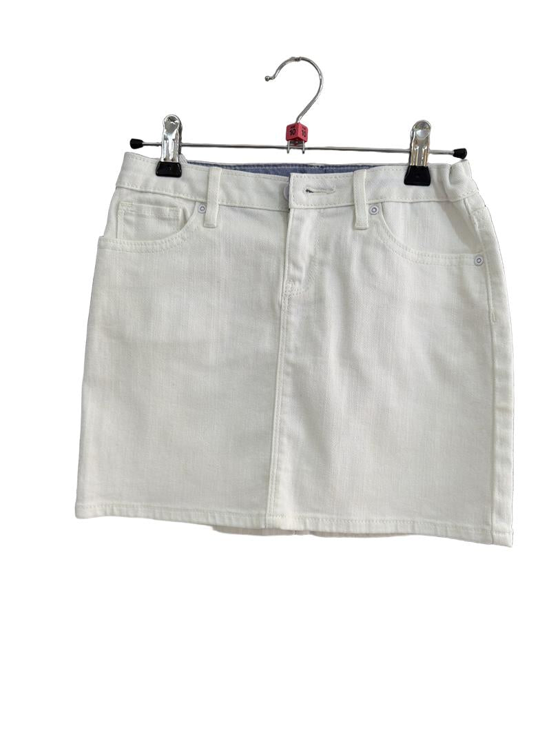 Preloved Gap Kids - White Denim Mini Skirt (10-11y)