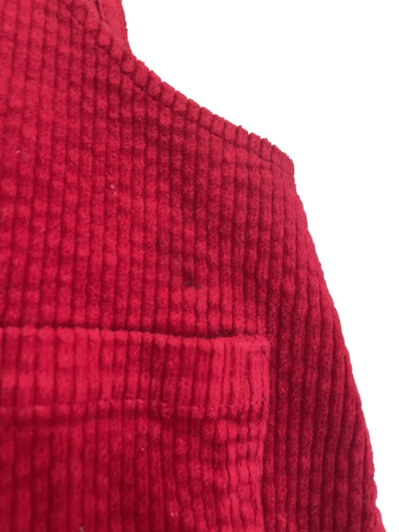 Preloved Next - Red Corduroy Pinafore. (2-3y)