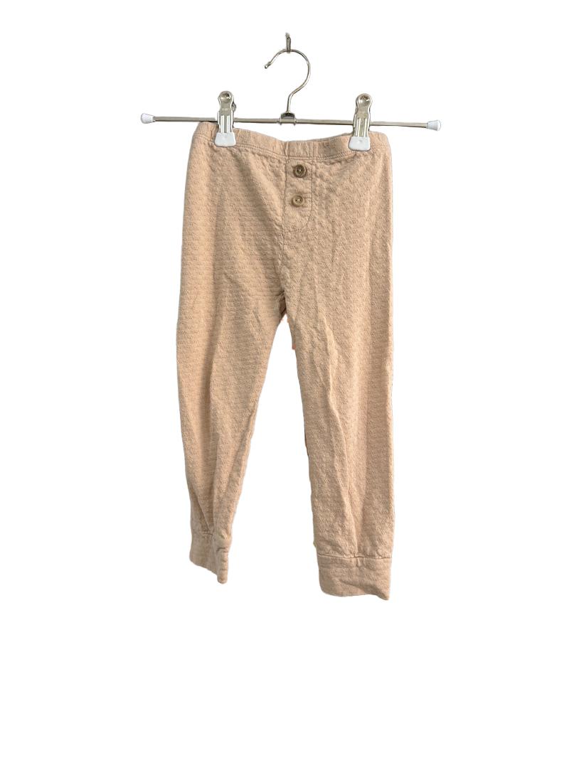 Preloved Quincy Mae - Beige Organic Cotton Leggings (18-24m)