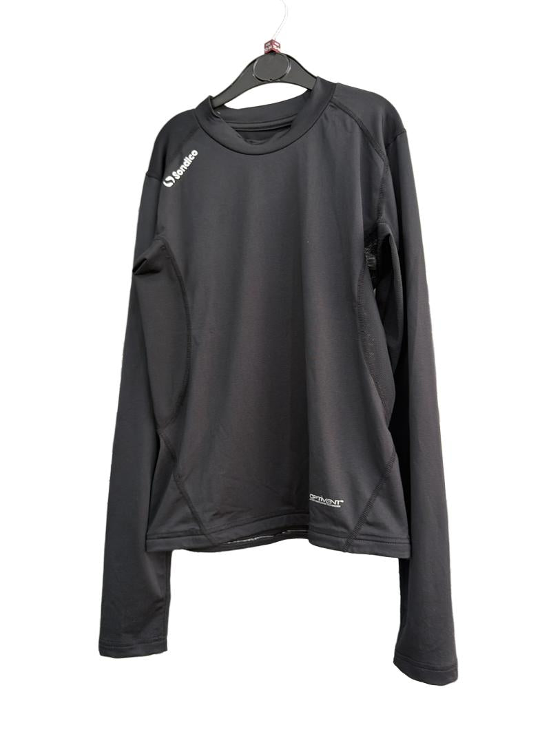 Preloved Sondico - Black Long-sleeved Athletic Top (13-14y)