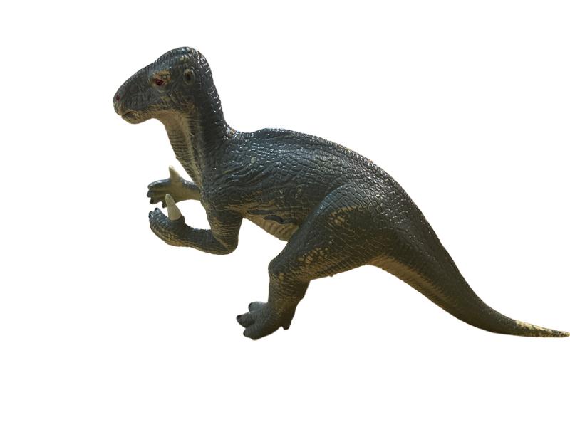 Preloved Toys - Green Dinosaur Iguanodon - Unknown Brand