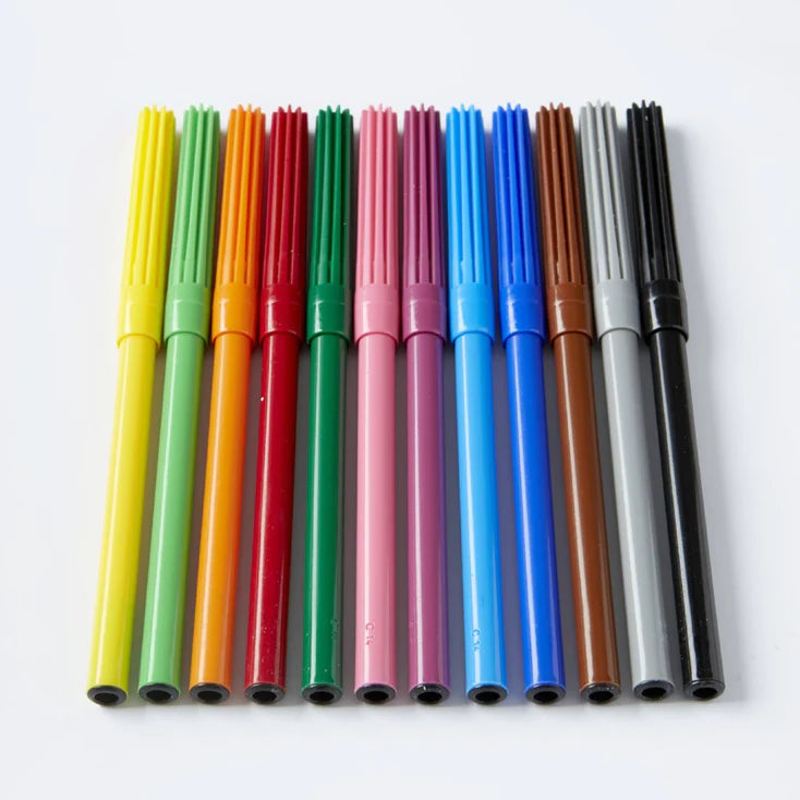 okoNORM Easy Felt Tip Pen Set, 12 Colours