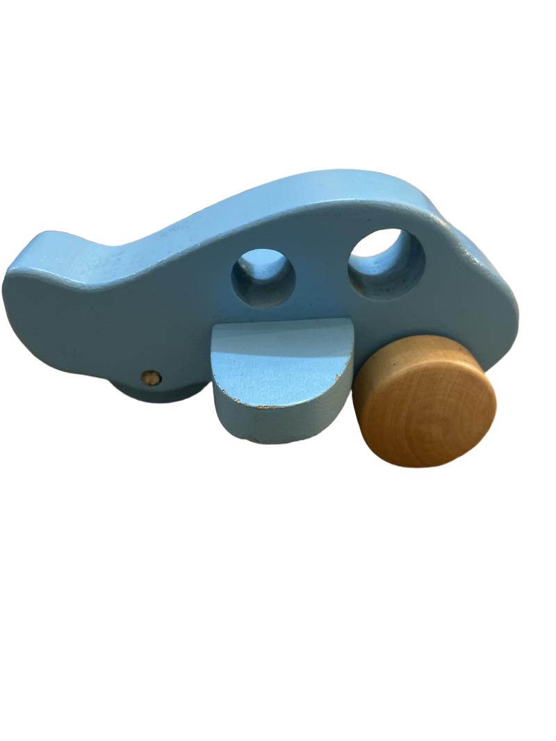 Preloved Toys - Blue Wooden Airplane - Hape