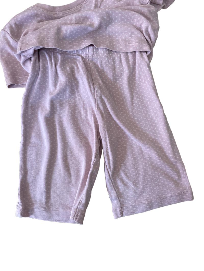 Preloved Mini Boden - Pink White Polka Dot Short-sleeved Pajamas (7-8y) - Sleepwear