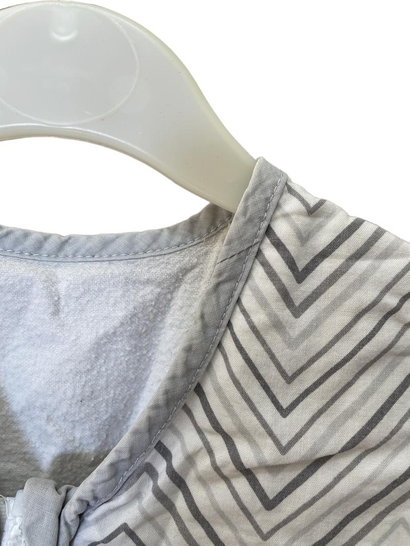 Preloved Grobag - Gray And White Chevron Sleeping Bag, 1.0 Tog, 18-36 Months (18-24m, 2-3y)