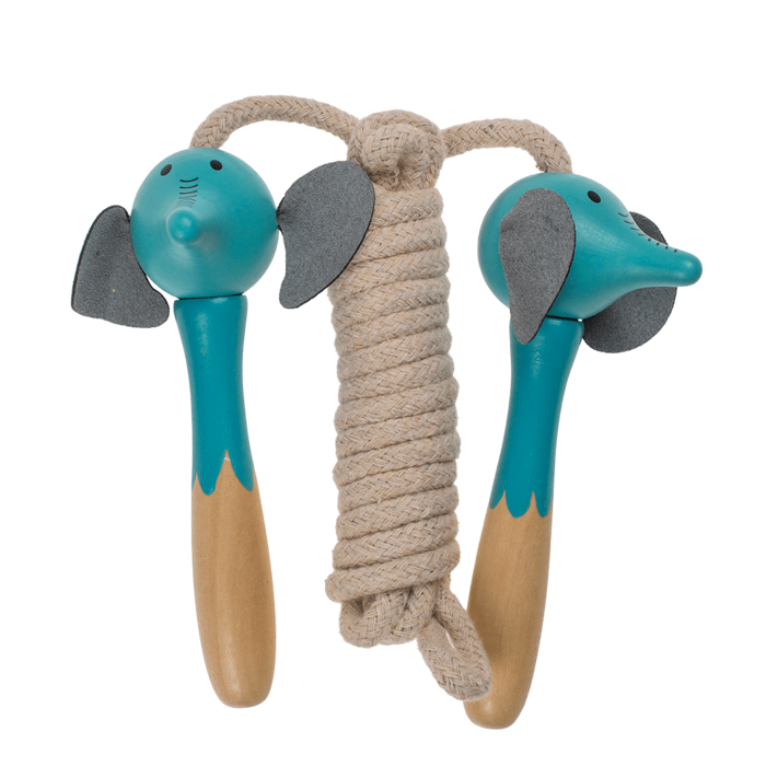 Wooden skipping rope, animal