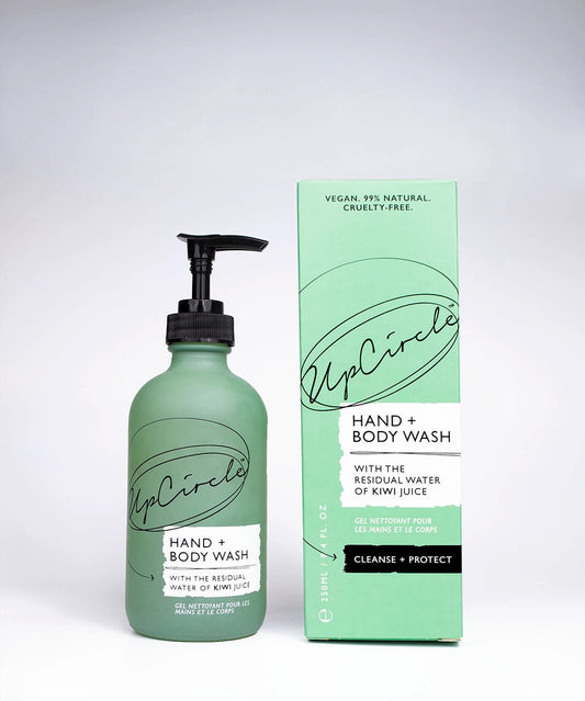 UpCircle Natural Hand & Body Wash with Lemongrass + Kiwi water 250ml