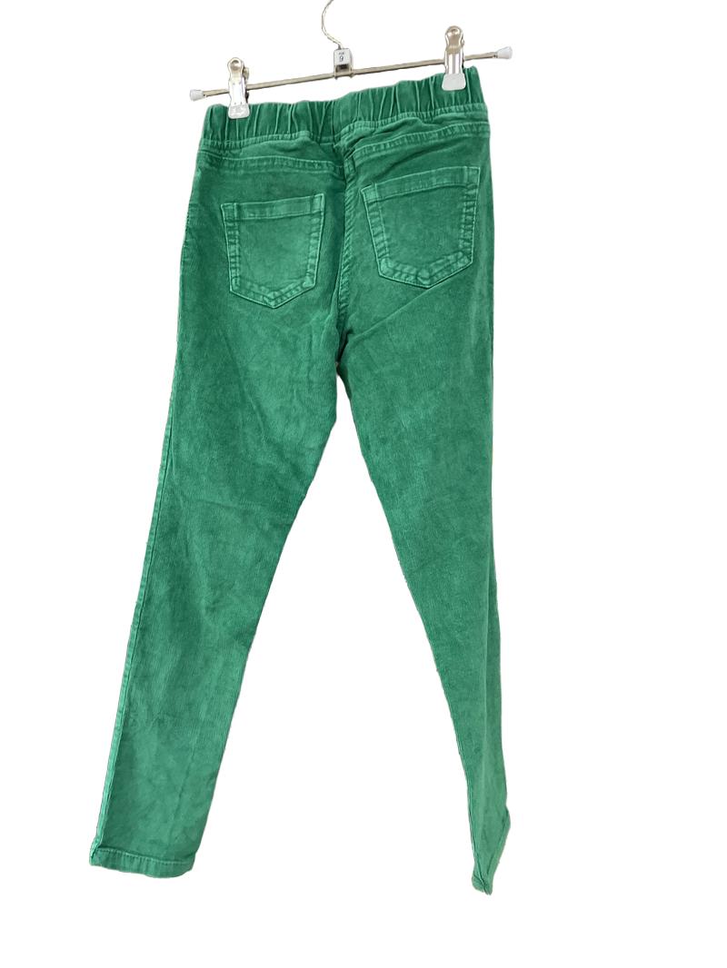Preloved Boden - Green Corduroy Trousers, Elastic Waist (9-10y)