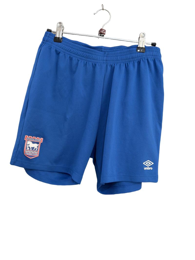 Preloved Umbro - Blue Ipswich Town FC Athletic Shorts, YXL (13-14y)