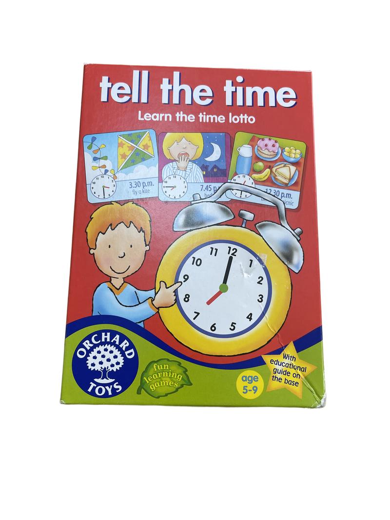 Preloved Toys - Tell The Time Game. - Orchard Toys
