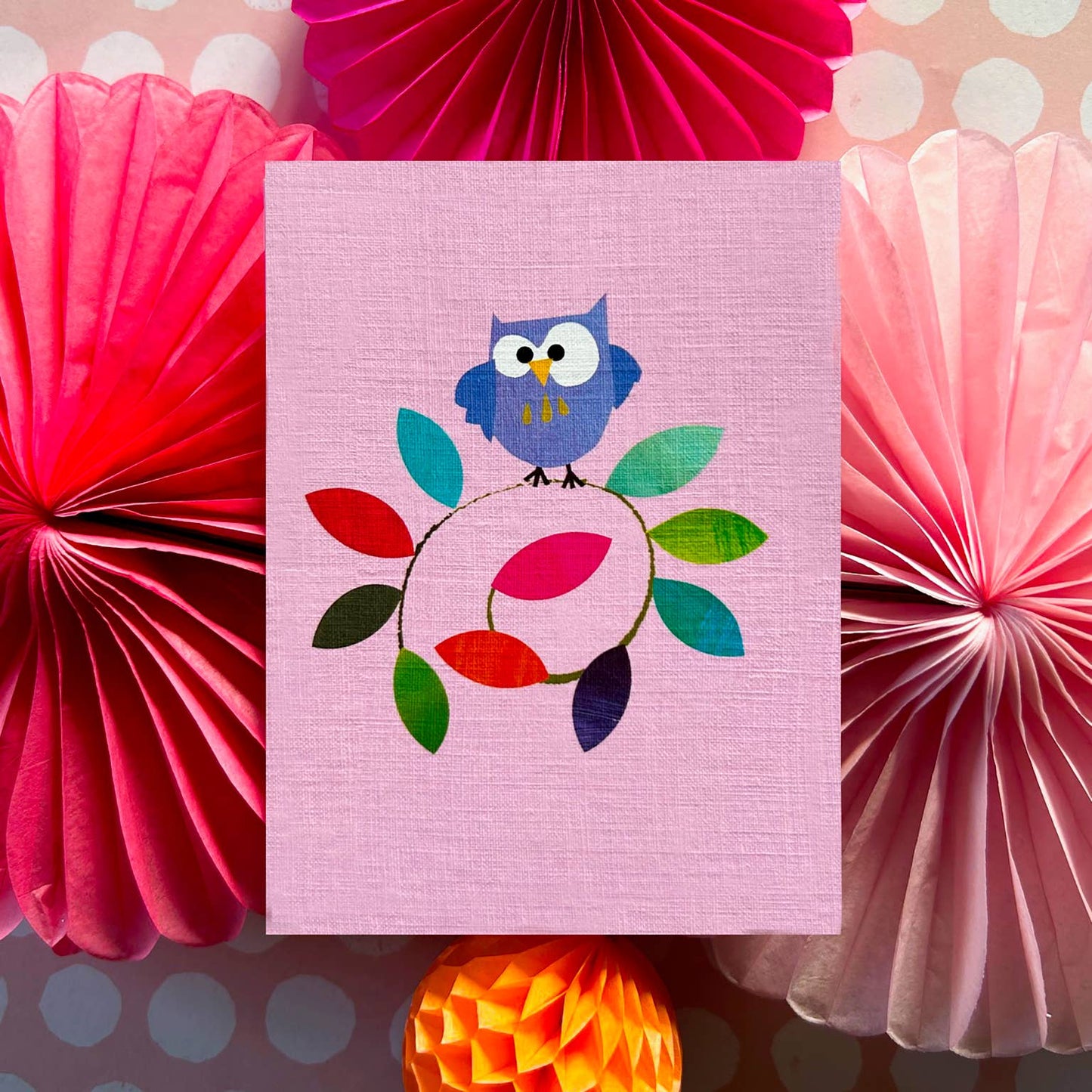 WP13 Owls Wrapping Paper