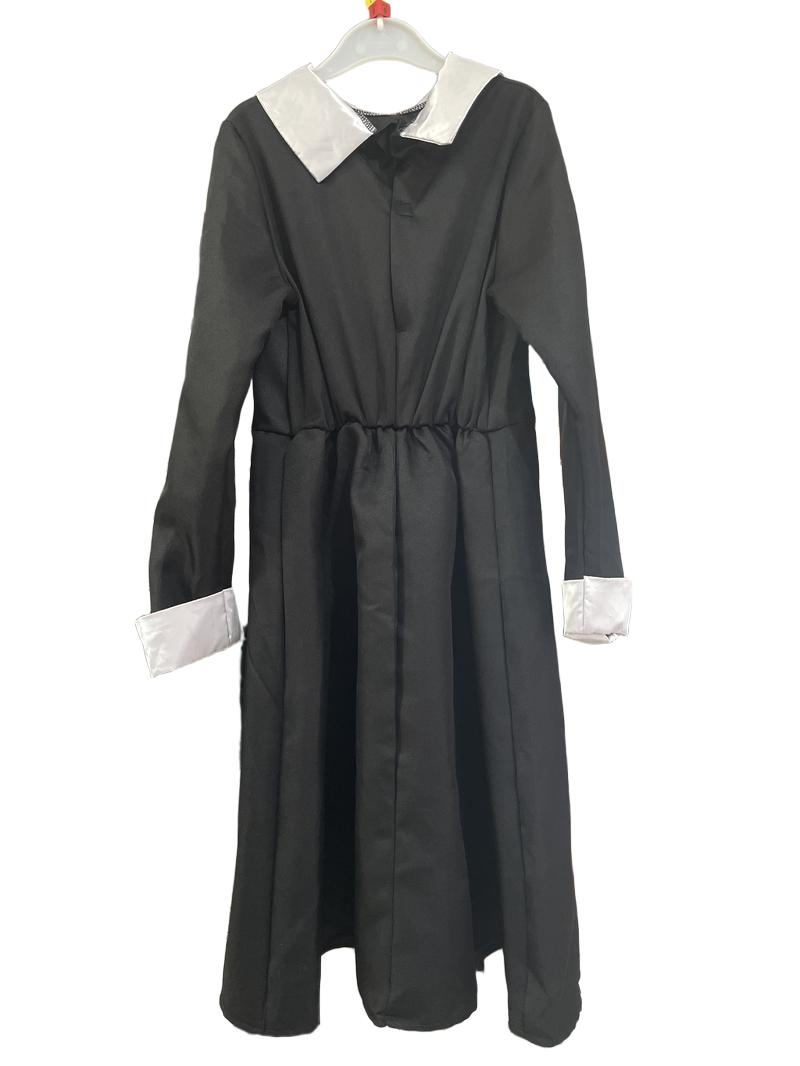 Preloved Smiffys - Wednesday Addams Dress Costume. (7-8y, 8-9y)