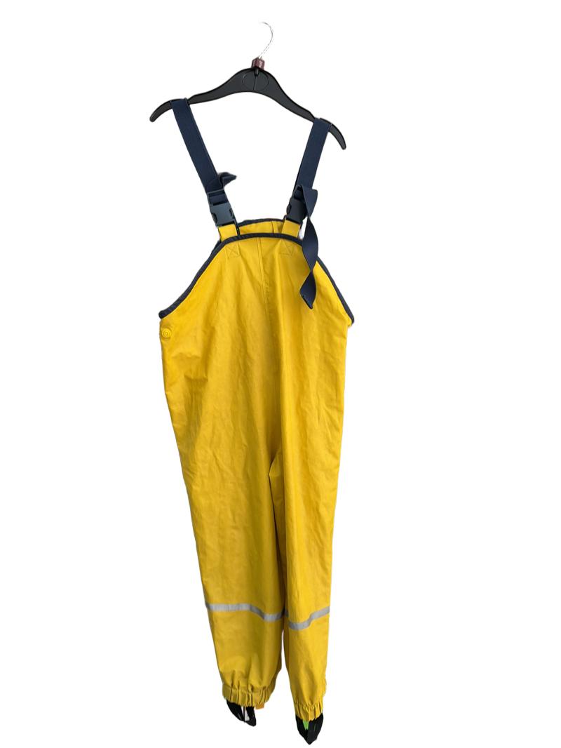 Preloved Playshoes - Yellow Waterproof Trousers Dungarees (2y)
