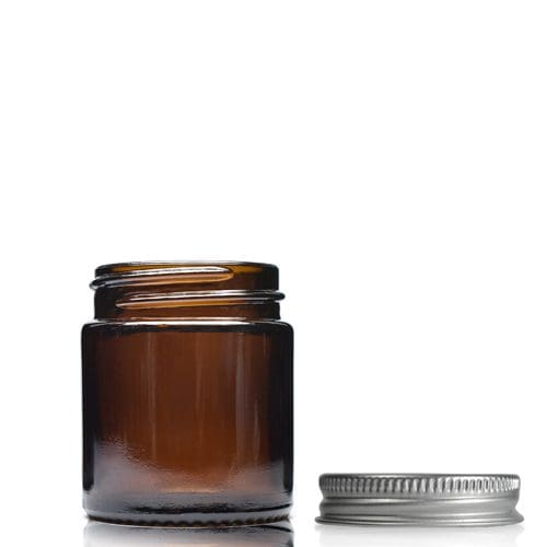 Amber Glass Ointment Jar & Aluminium Cap - 30 ml