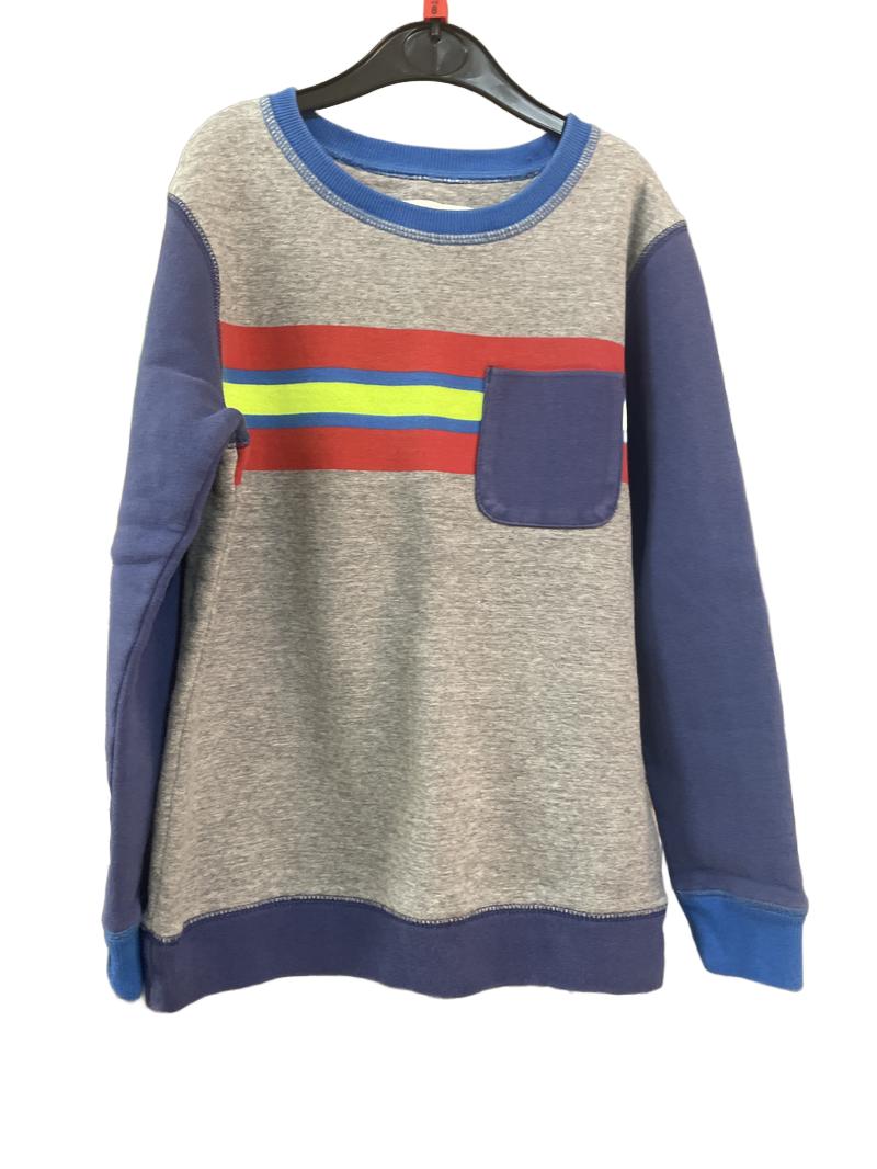 Preloved Mini Boden - Gray Colour Block Sweatshirt (8-9y)