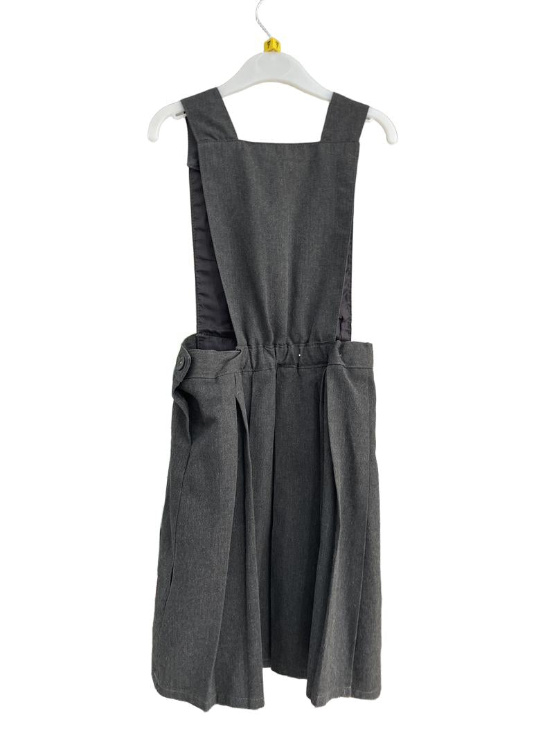 Preloved Marks & Spencer - Gray School Pinafore (7-8y)