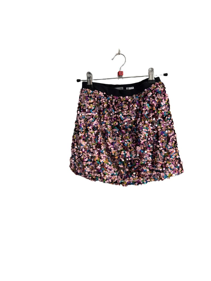 Preloved Next - Colourful Sequin Skirt. (8-9y)
