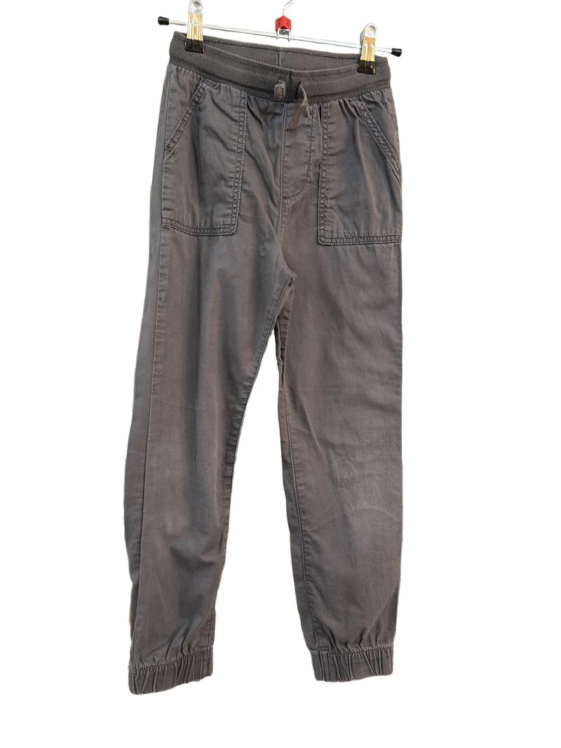 Preloved Jumping Beans - Gray Drawstring Joggers, 8 Slim (8-9y)