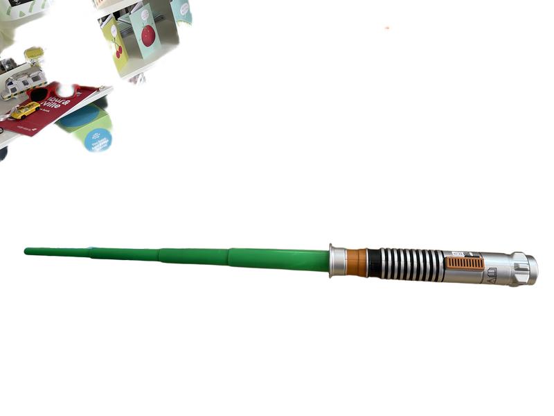 Preloved Hasbro - Green Extendable Light Saber