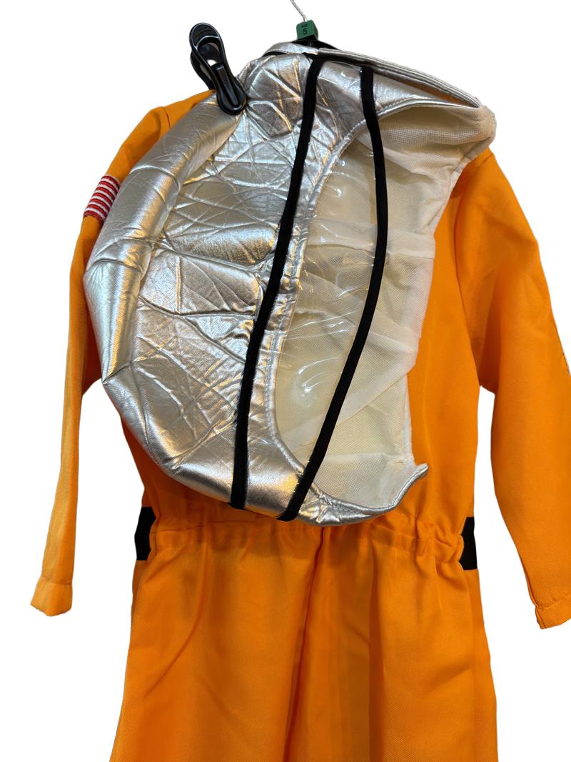 Preloved George - Orange Astronaut Costume With Helmet (5-6y)