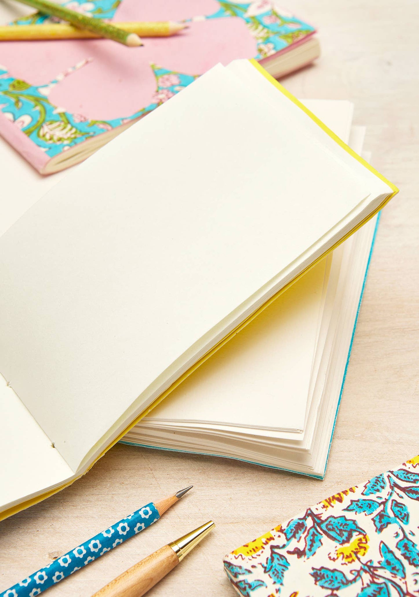 Block Print Notebook - Lily