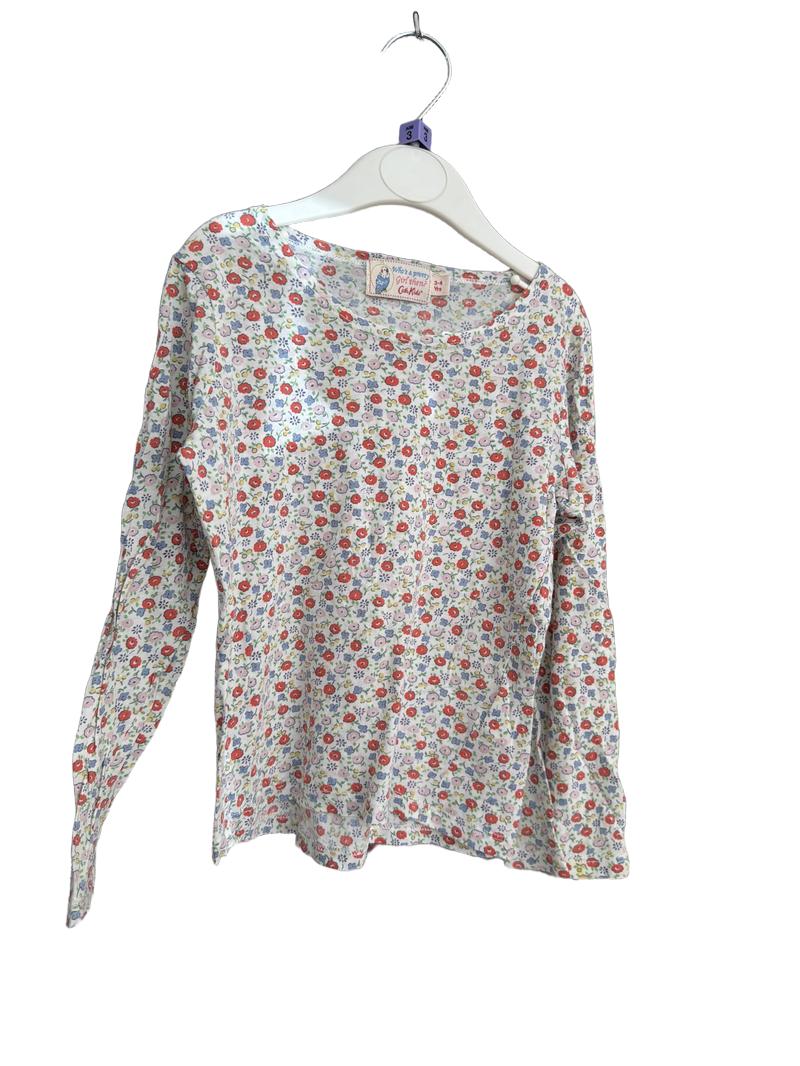 Preloved Cath Kidston - Floral Ditsy Long-sleeved Shirt (3-4y)