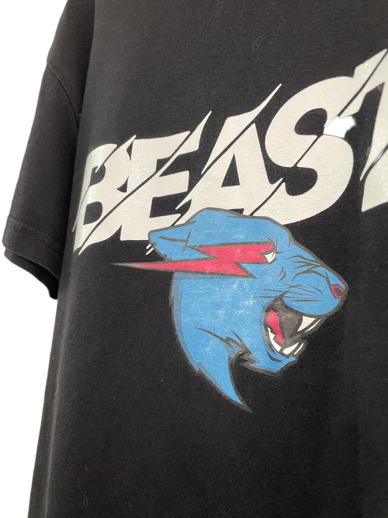 Preloved Foanja - Black Beast T Shirt (11-12y, 12-13y)