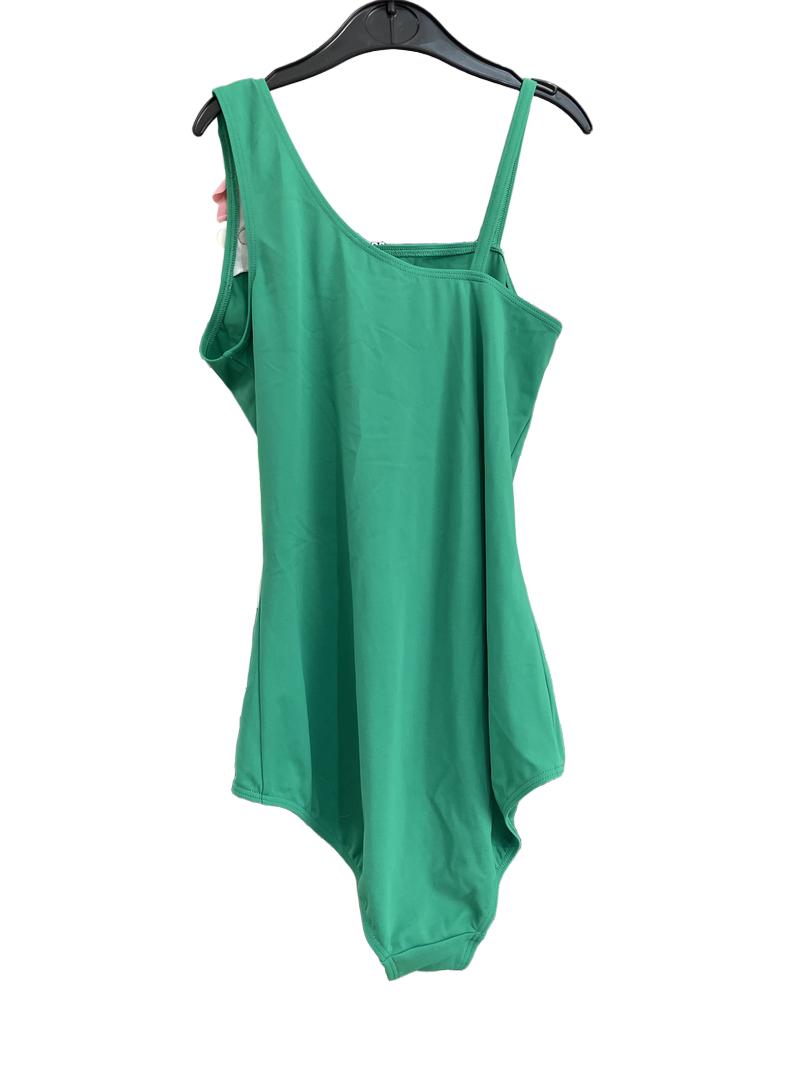 Preloved Boden - Green Flower Girl Swimsuit (13-14y)