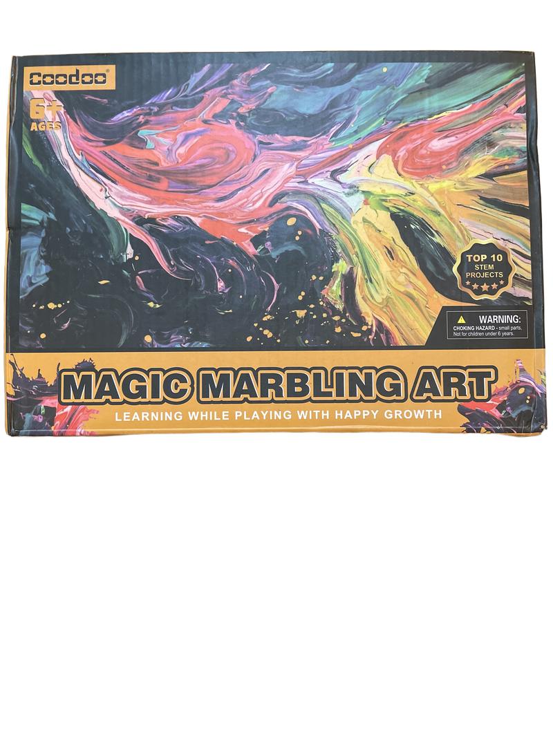 Preloved Toys - Magic Marbling Art Kit, NEW In Box - Coodoo