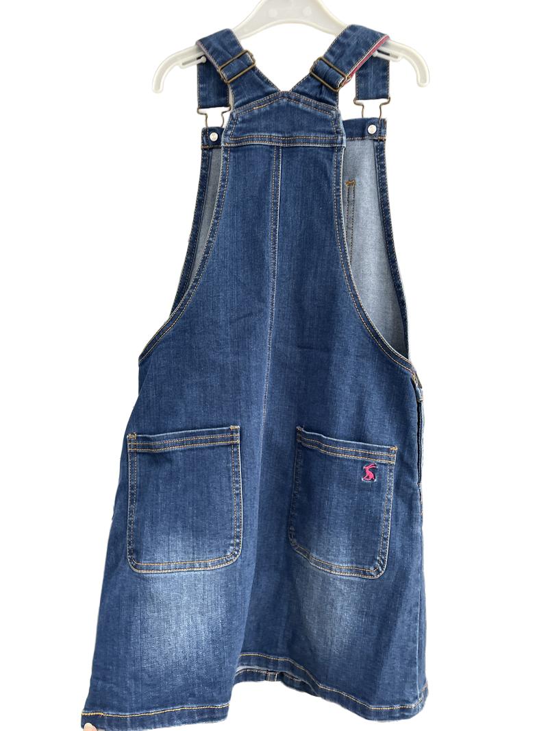 Preloved Joules - Blue Jean Denim Pinafore (9-10y)