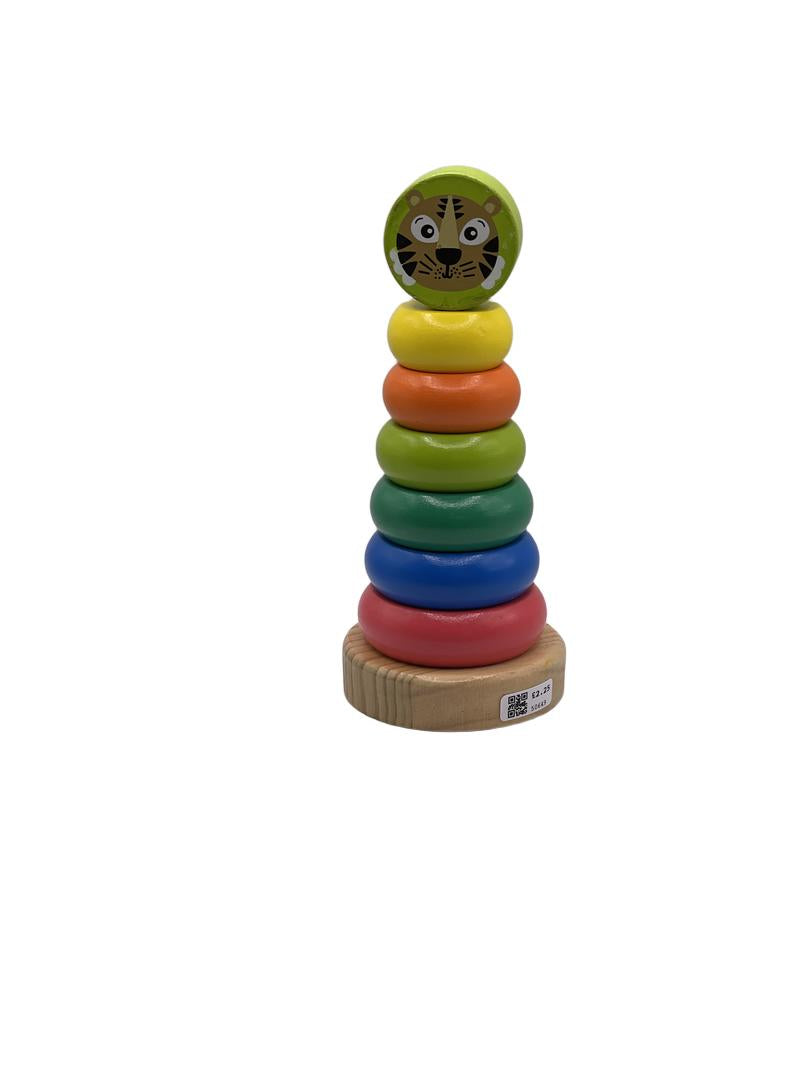 Preloved Wooden Stacking Rings Toy - Wilko