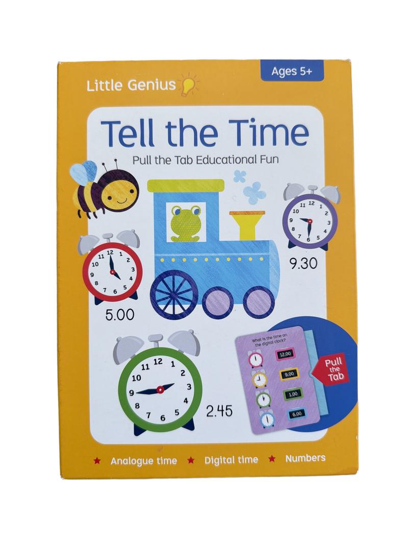 Preloved Toys - Tell The Time Pull Tab Fun - Little Genius