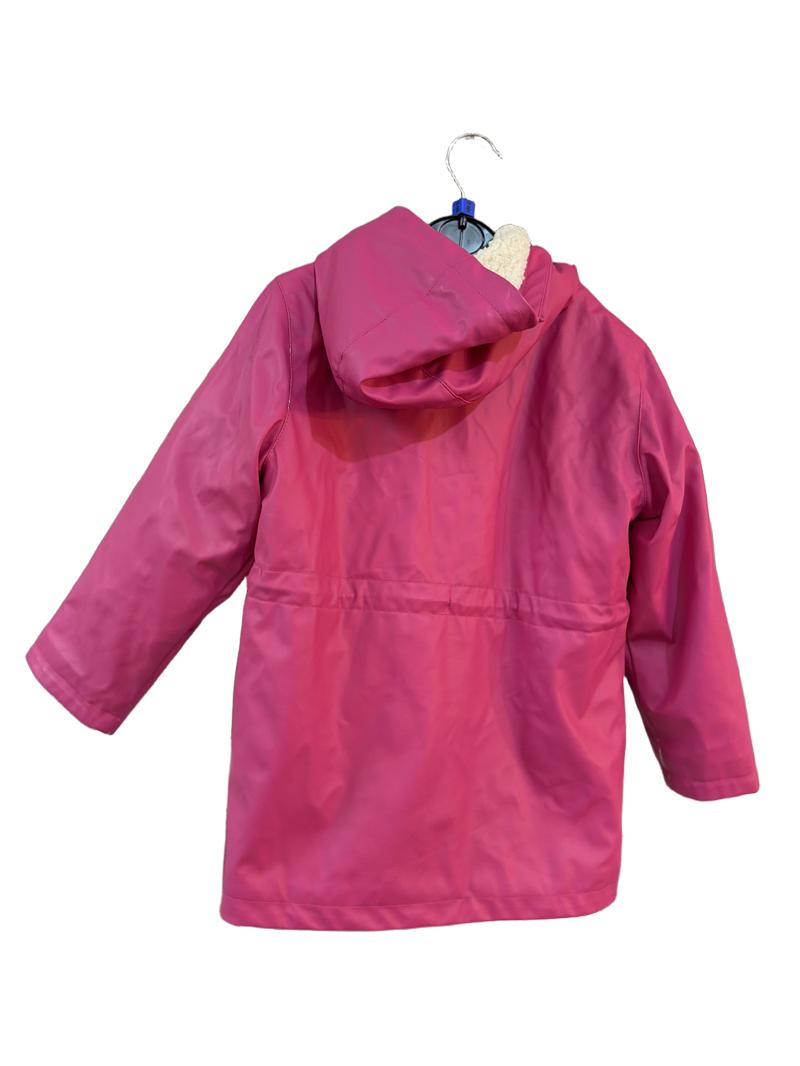 Preloved John Lewis - Pink Fleece-lined Waterproof Rain Coat (6-7y)