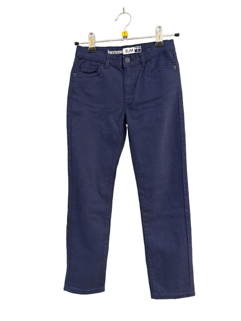 Preloved Inextenso - Navy Trousers, 119-125 Cm (7-8y)