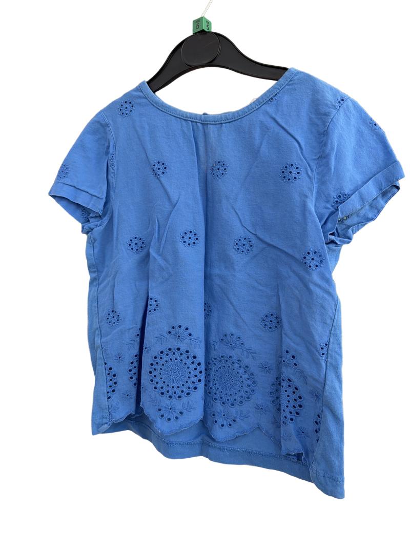 Preloved John Lewis - Blue Lace T Shirt (5-6y)