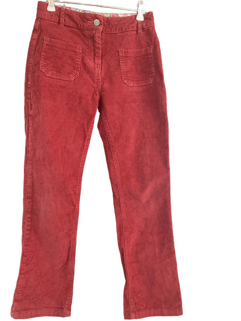 Preloved Boden - Red Corduroy Trousers (11-12y)