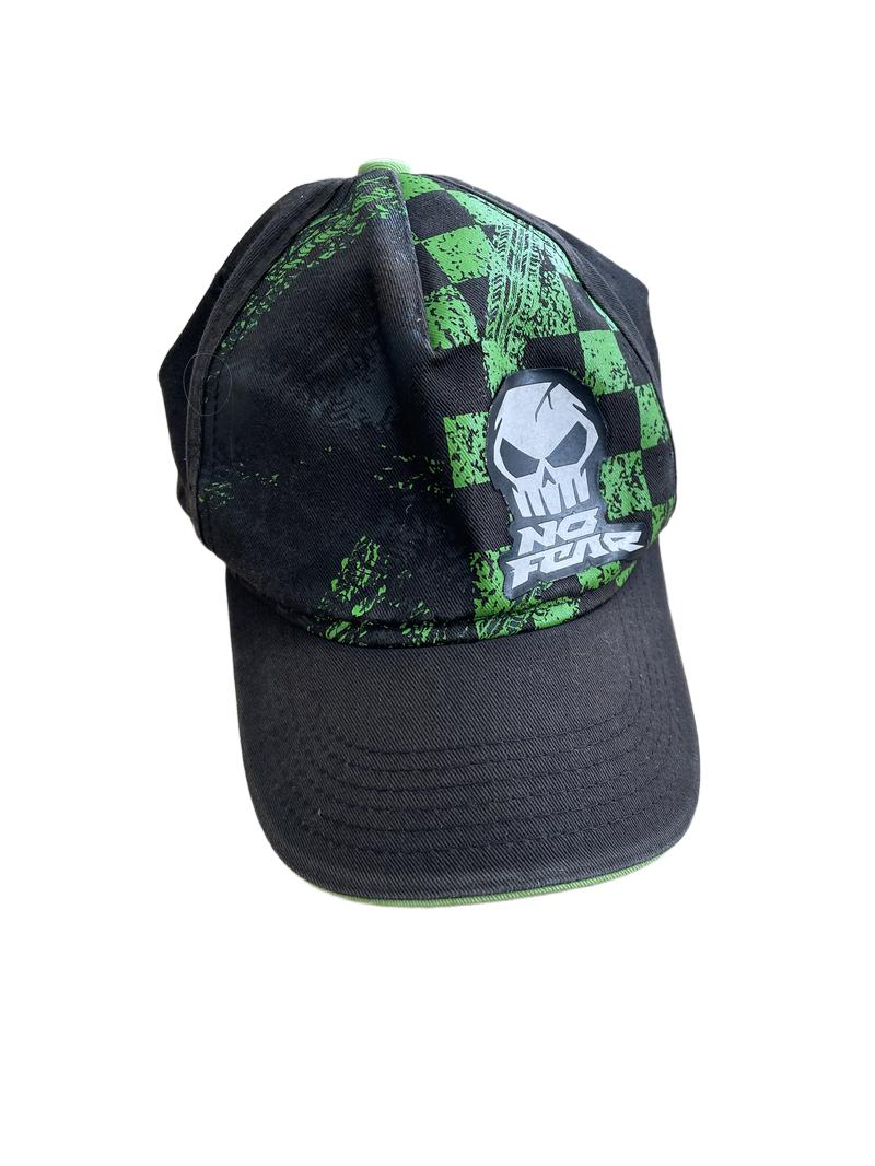 Preloved No Fear - Green And Black No Fear Baseball Cap, Junior Size